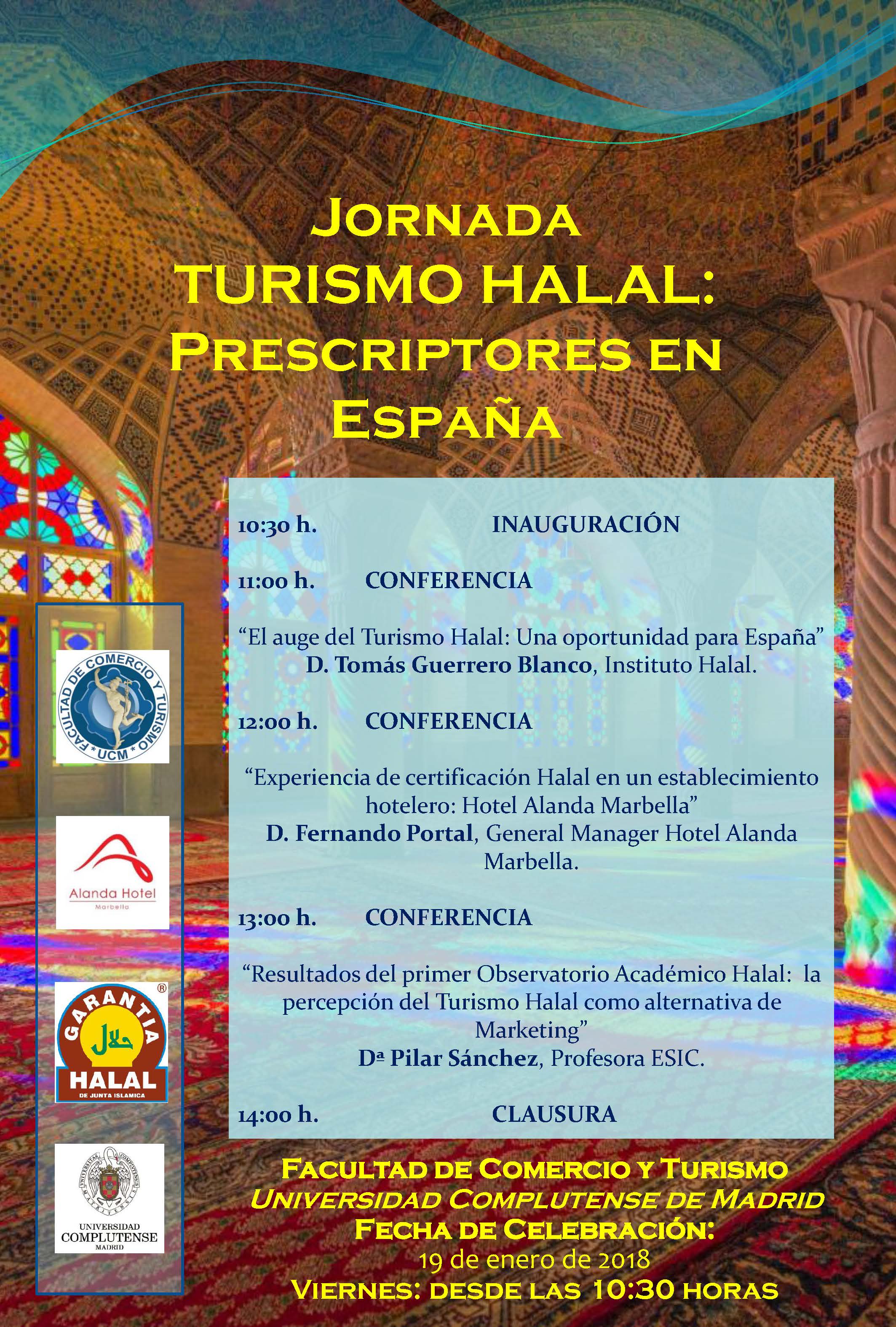 JORNADA DE TURISMO HALAL EN LA FACULTAD DE COMERCIO Y TURISMO - 1